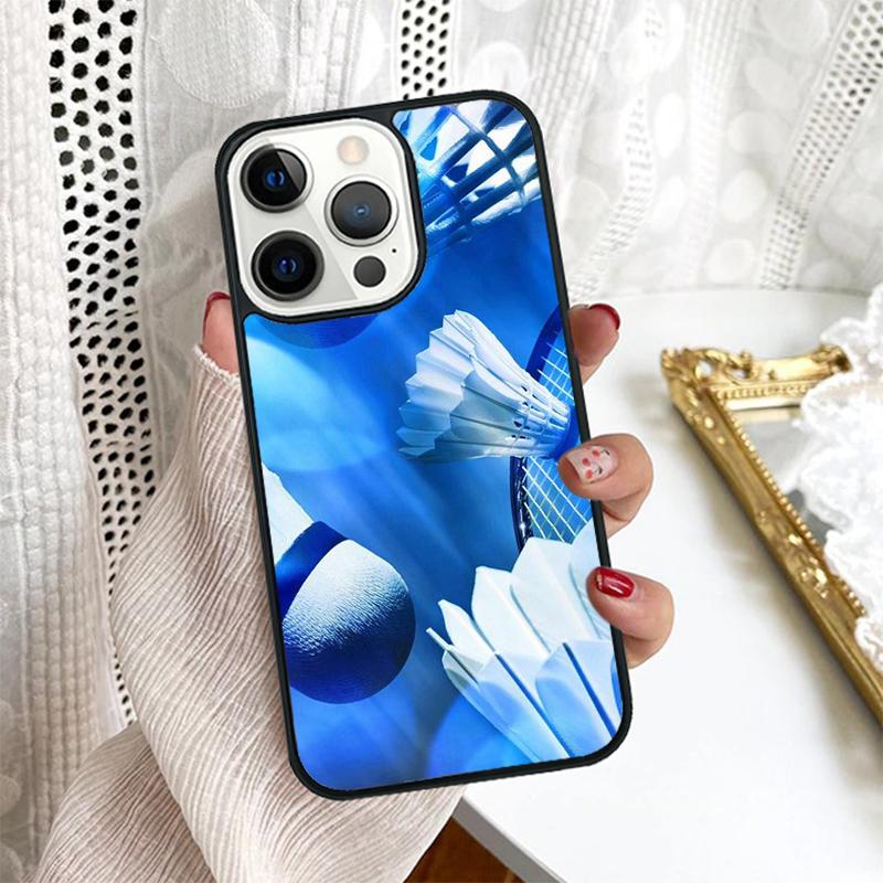 Badminton Sport phone Case Cover For iPhone 17 Air 16 15 14 Plus for apple 16 11 12 13 Pro Max coque