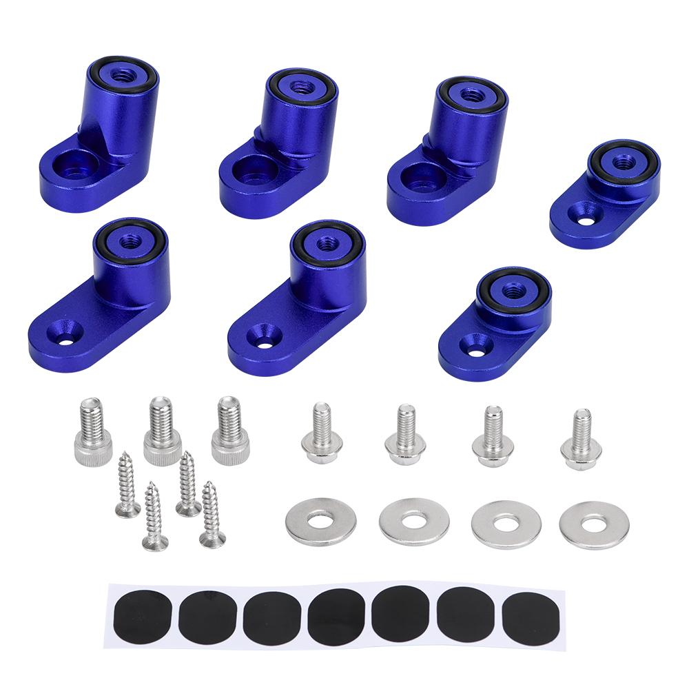 FREE SHIPPING - For 13-on Ford Focus ST Billet T-6061 Anodized Aluminum Bolt-on Rear Wing Spoiler Hatch Riser Lift