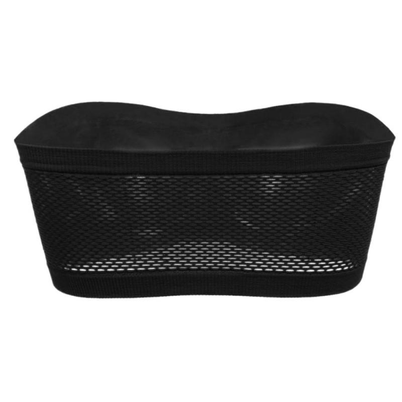 Dámský trubkový top s výřezy, obepínající hrudník, prodyšný top jednobarevný