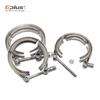 Universal 304 Stainless Steel 1.5~4.5 Inch 51 63 76 Mm V Band Clamp Flange Turbo Exhaust Pipe Connector Vband Clamp V Clamps