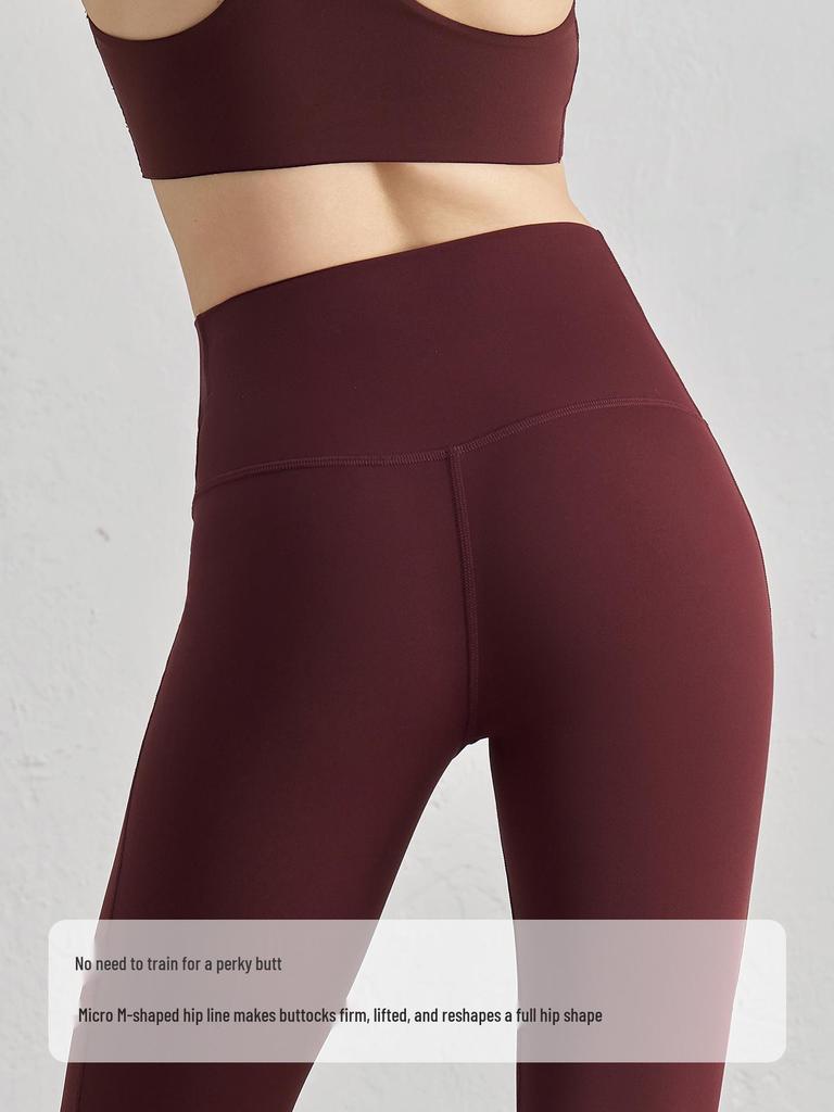 Nuls Youth High-Waisted Butt-Lifting Flare Yoga Pants for Autumn/Winter - New Wide-Leg Fitness Pants for Women
