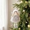 Plush Christmas Angel Girl Ornament Mesh Christmas Tree Decor  Christmas Tree Decoration