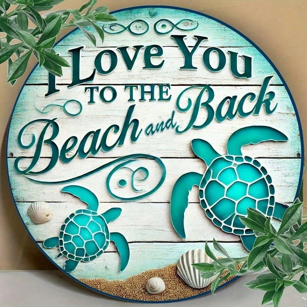 

Metal Sheet Painting Retro Floral Ornament 20x20cm