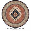 Persian Ethnic Style Round Living Room Carpet Water Absorption NonSlip Cold Blanket DirtResistant And Easy To Take Care Of Carpet Crystal Velvet