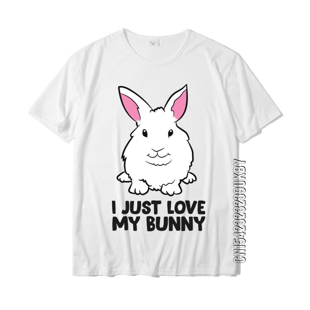 I Just Love My Bunny Cute Bunny Rabbit Owner Love Bunnies Normal Tops & Tees Cotton Men s Top T-Shirts Normal Hip Hop - Men s... S разноцветный