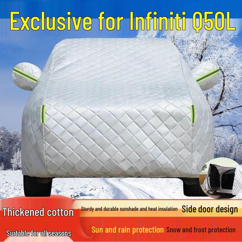 

Infiniti Q50L All-Weather Car Cover: Sun, Rain, Snow, Dust & Frost Protection with Heat Insulation Infiniti Q50L