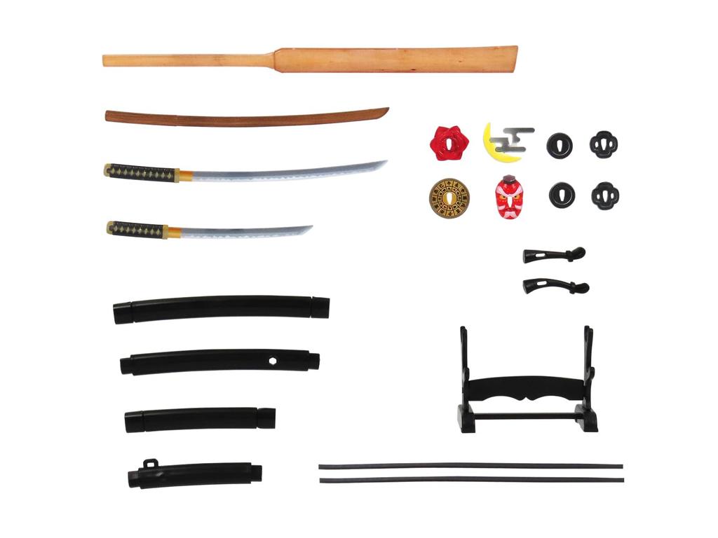 DIG Pripla Figure Weapon Samurai Hobby Full Color Printed Plastic Kit