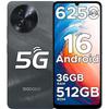 Doogee Note 59 Pro+ 5G Android 16 Smartphone-Gemini AI, 36GB+512GB/2TB Teléfonos Móviles, 120Hz 6.75" HD+ y 6250mAh, 50MP