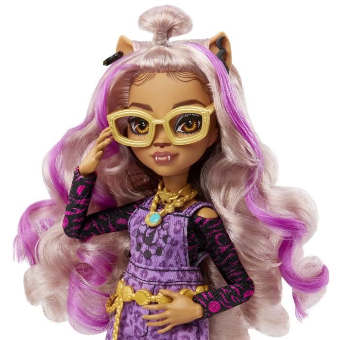 Monster high-clawdeen wolf-poupée avec animal de compagnie hhk52