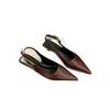 Fashion Summer Pointed Toe Women Sandals Fashion Singbacks Mules Shoes Ladies Elegant Low Heel Stripper Party Sandalias 2025