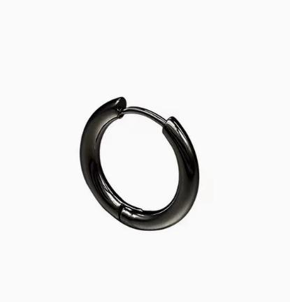 

High Quality Titanium Steel Hoop Earrings 2 0mm Thickness 20mm Diameter Durable Lightweight Hypoallergenic Seamless Design for Daily Wear One Size