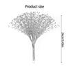 50Pcs Plastic Pearls String Flower Branch For Handmade Florals Arrangements And Holiday Craft Florals Picks