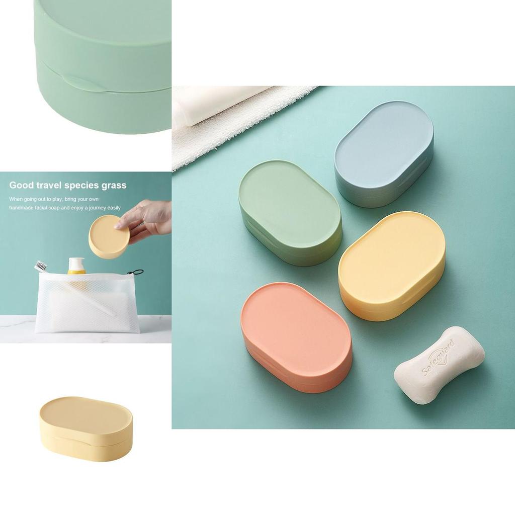 Waterproof Colorful Soap Dish Box Ideal For Travel And Home Bathroom