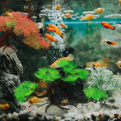 Artificial Aquatic Plant Realistic Non-fading Fish Tank Landscaping Simulation Plant Tank Supply