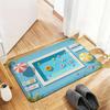 Fun Tropical Beach Pool Float Doormat Welcome Rug Summer Indoor Outdoor Entryway Mat Decoration for Bathroom Decor