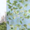 Bunt Buntpflanze Blume Fensterglasfolie Statische Aufkleber Abnehmbar PVC Dekorative Sichtschutzfolie für Zuhause Büro
