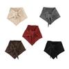 Practical High Density Soft Triangular Shawl Lightweight Moisture Resistant And Easy Care For Winter Season Versatility