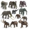 African Elephant Pvc Collectible Figurine Set For Kids Playroom And Nature Enthusiasts