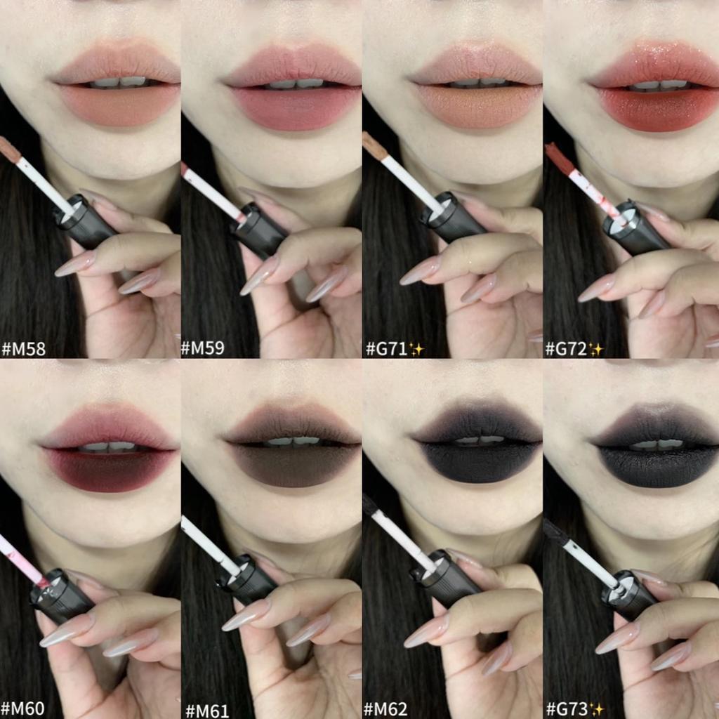 Girlcult Love Whisper Matowy Płynny Szminka Aksamitnie Miękki Matowy Tint do Ust Lekki Nie Wysuszający Długotrwały Wykończenie Soft Focus do Odważnego Codziennego Makijażu Prezent
