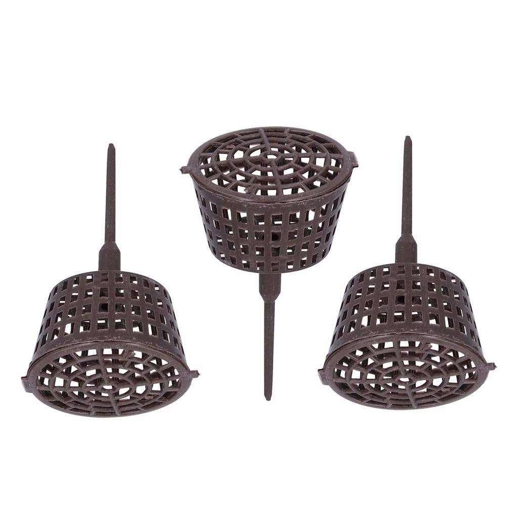 Plastic Fertilizer Mesh Basket 20PCS Durable Antiaging Bonsai Fertilizer Box with Lid for Planting