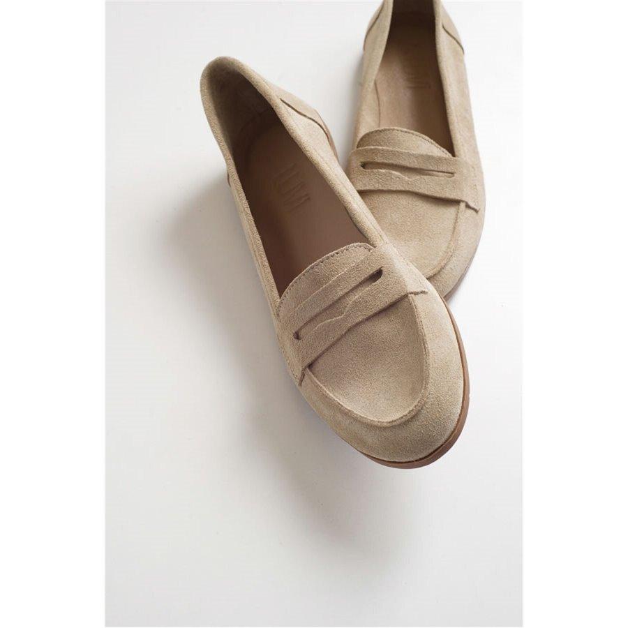 Women's Genuine Suede Leather Casual Shoes Loafers