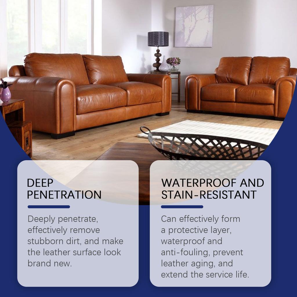 Leather Care Balm Household Cleaning, Maintenance, Brightening, Degreasing, Leather Shining Care Balm