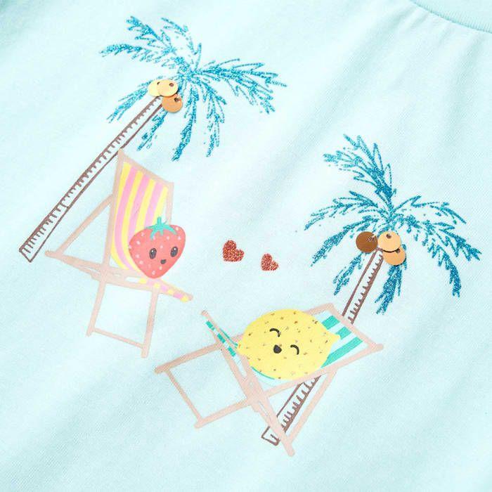 T-shirt pour enfants aqua clair 92/104/116/128/140