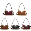2024 High-End Square Soft Leather Pillow Bag: Single Shoulder Underarm Messenger Bag for Women