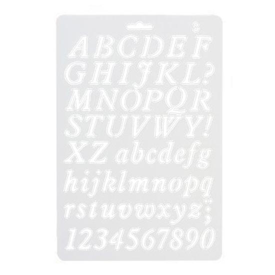 

Шаблон номера английского алфавита DIY скрапбукинг трафарет для рисования измерительная линейка 3 белый