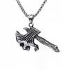Nordic Viking Axe Skull Necklace 350