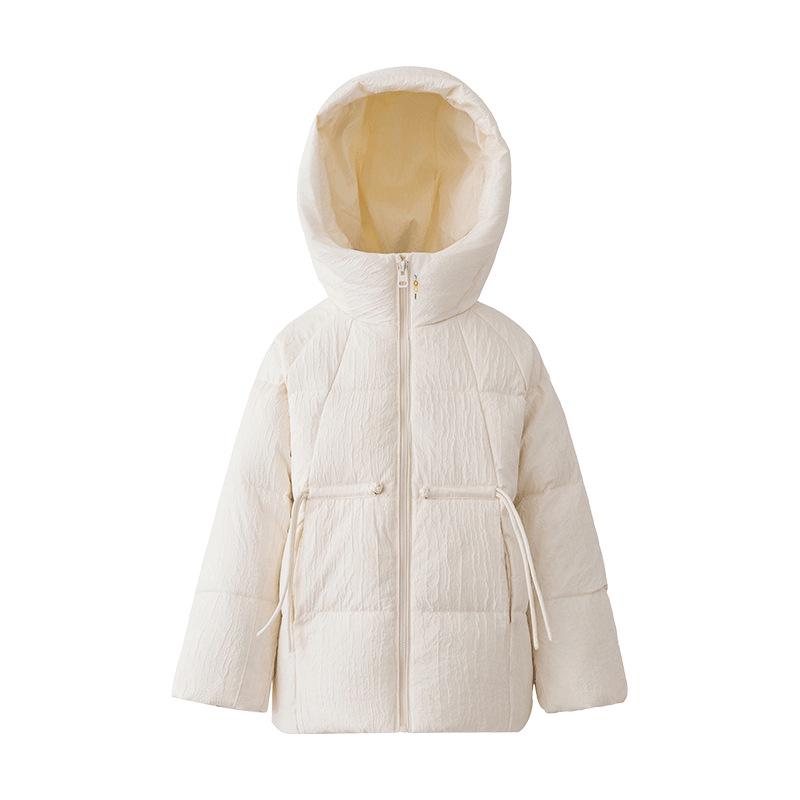 

Youqi 2025 Stylish Children s Thickened Down Jacket U226199 120 абрикосовий