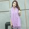 Korean-Style Thickened Imitation Cashmere Scarf: Unisex Long Shawl for Autumn/Winter