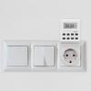 Simple To Use Intelligent Power Socket Featuring Timer Control &Screen For Home Appliance Management Energy Conservation