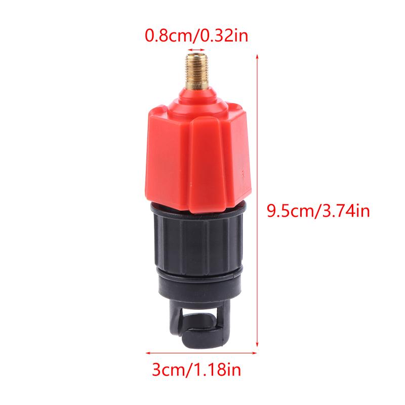 Inflatable Sup Pump Valve Adapter Set - Standard Air Valve Adapter With 4 Nozzles, Air Pump Converter For Kayaking Surfboard