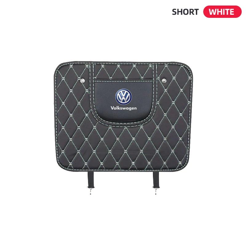 

For Volkswagen 1Pcs Car Seat Backrest Protection Anti-kick Mat For Volkswagen Golf R Scirocco Polo Passat GTI T5 R-Line Jetta Ma чёрный