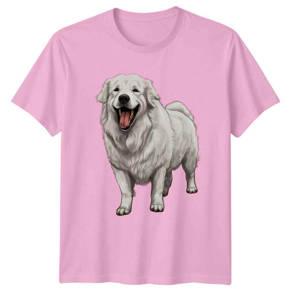 Great Pyrenees Dog Animals Graphic Unisexs TShirt Unisexs Tee