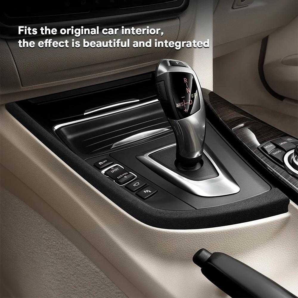 Gear Shift Panel Cover for BMW 3 Series F30 4 Series F32 3GT F34 2013-2018 Suede Interior Trim
