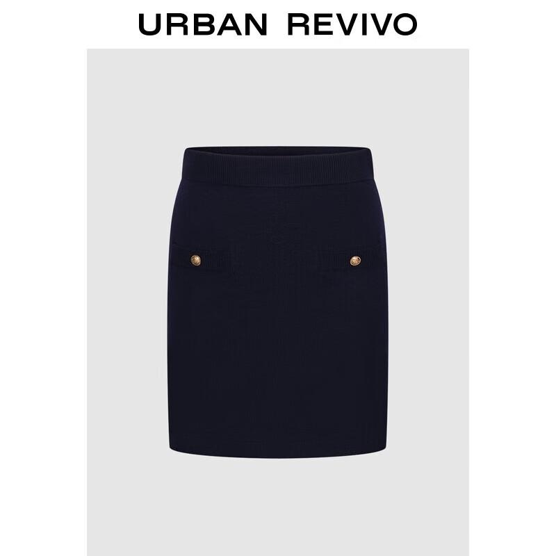 UR Women s Elastic Waist Knit Mini Skirt M