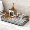 Luxury Teacup Set with Tray - Home Use Rectangular Draining Tray with Kettle Storage, New Style Cup Holder for Living Room.