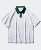 PERSTEP Nomad Collared Short Sleeve White Oatmeal Hyst4555