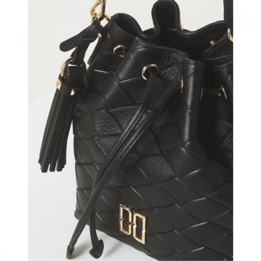 Daks Black Carlisle Mesh Bucket Bag Dcba2f323bk