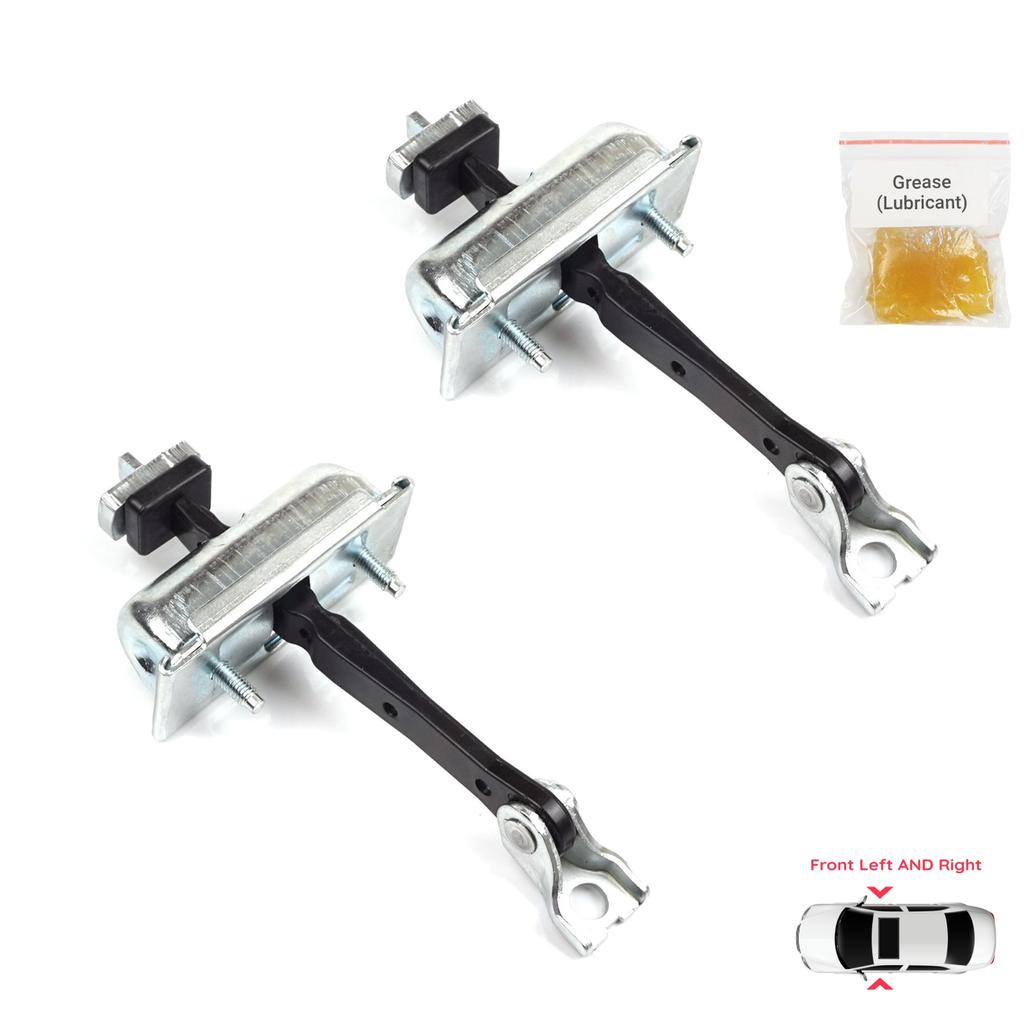 EDP1246-1 2 Pieces Front Left AND Right Door Catch Hinge Brake Stop Check Strap Limiter for Vauxhall Opel Adam M13 2012-2019 13412690 
