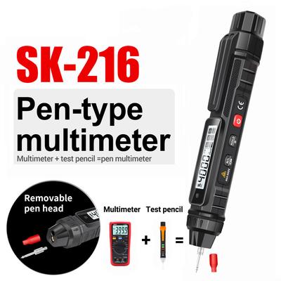 2in1 Elektrische Test Stift Digital-Multimeter Professionelle Spannung Strom Widerstand Messung Test