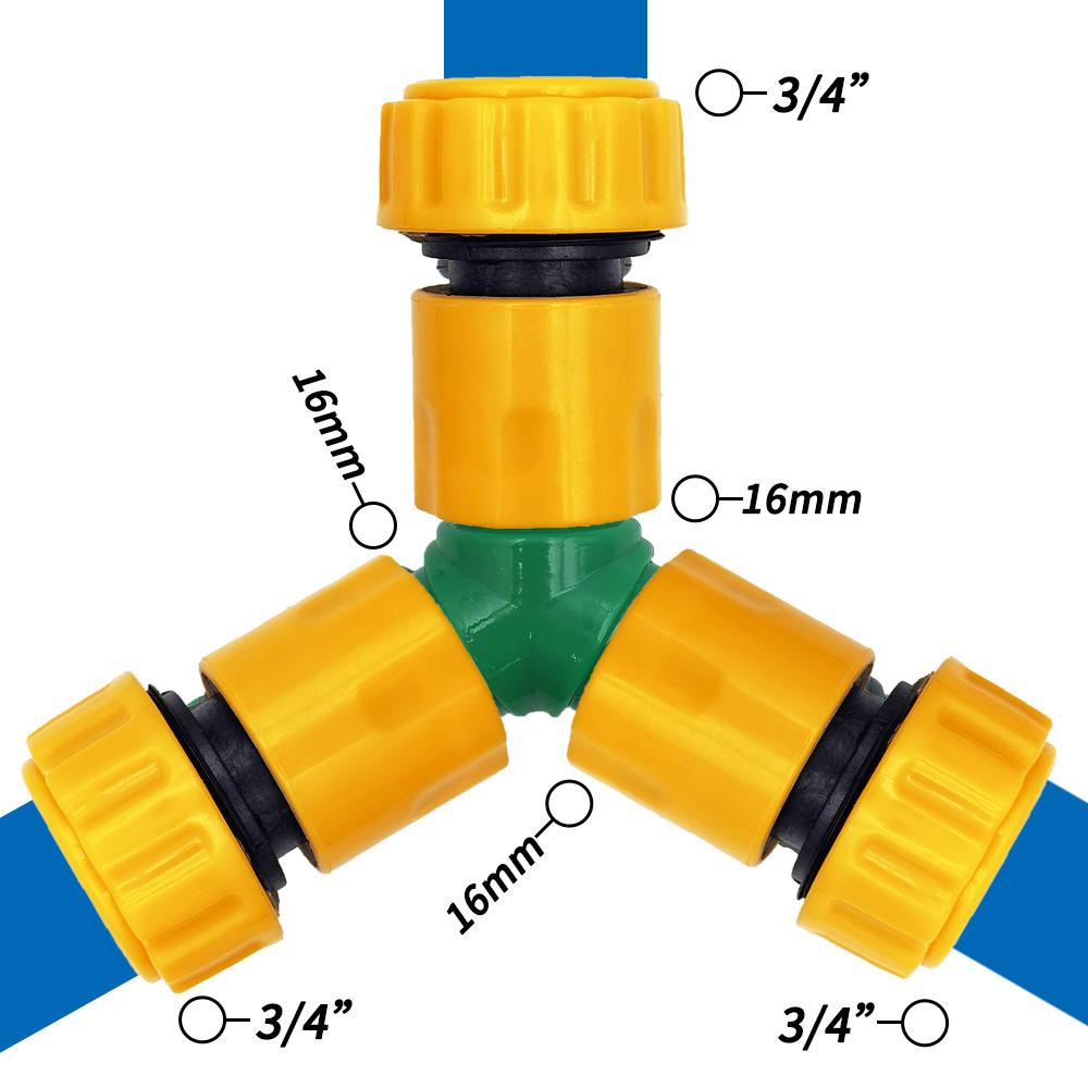 5PCS Quick Drip Irrigation Watering System for Greenhous Joiner Repair Connector Coupling 1/2'' Garden Hose Tubing Fitting Pipe