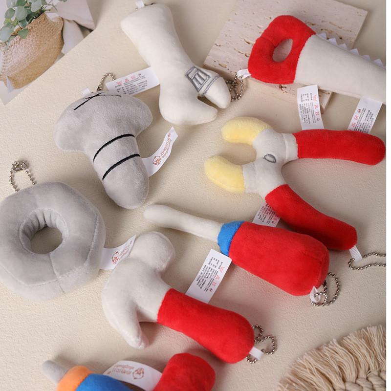 Repair Simulation Tools Plush Toys Children Cognitive Hammers Pendants Saws