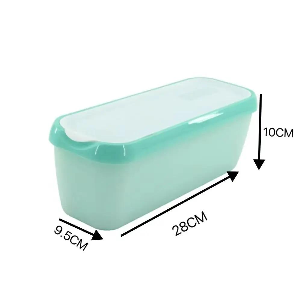 DIY Wiederverwendbare Rechteckige Eisbox Plastik Eisbox Haushaltsgebrauch Küche Kühlschrank Aufbewahrungsbox Behälter mit Deckel