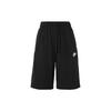 Sportswear Club Solid Color Cotton Casual Shorts Black Men's BV2773-010