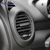 For Mercedes Benz SLK R171 2004 2005 2006 2007 2008 2009 2010 Side Air Vents Sticker Trim Accessories Real Soft Carbon Fiber