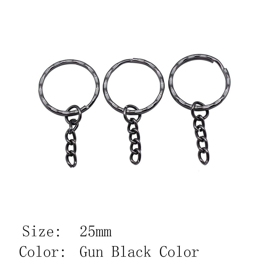 2025 Trend Jewelry Findings & Components 30mm Key Ring 2 Sizes 4 Colors Accessories Parts Art Supplies Men's Accessories