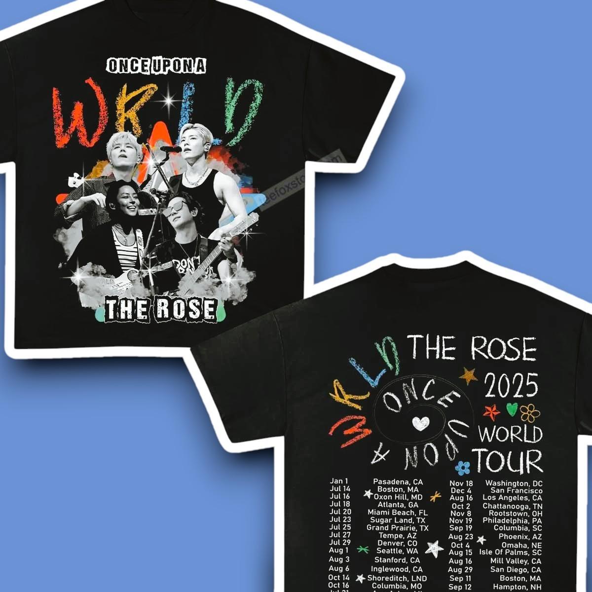 HOT SALE! The Rose Once Upon A WRLD Tour 2026 Shirt Gift for Fans All Size S-4XL XXXXL